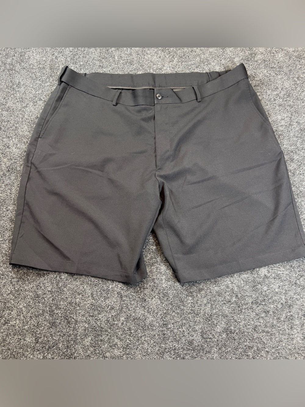 PGA Performance Golf Shorts Black Stretch Flat Front Men’s Size 44